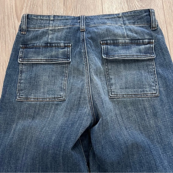SOLD Kut From The Kloth Charlotte Utility Jeans in Marvel Blue - Picture 13 of 16